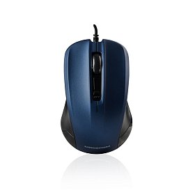 Мышка Modecom MC-M9.1, 4кн., 1600dpi, черно-синяя