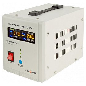 ИБП LogicPower LPY-PSW-800VA+(560Вт) 5A/15A с правильной синусоидой 12В, без АКБ