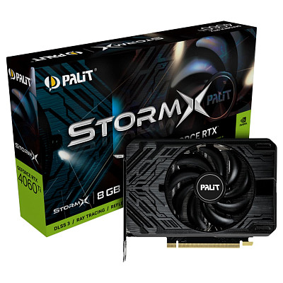 Відеокарта Palit GeForce RTX 4060 Ti 8GB GDDR6 StormX (NE6406T019P1-1060F)