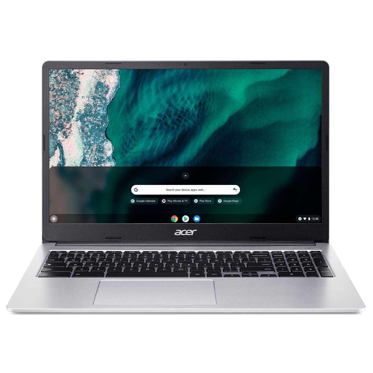 Ноутбук Acer Chromebook CB315-4HT 15" FHD IPS Touch, Intel P N6000, 8GB, F128GB, UMA, ChromeOS, серебро