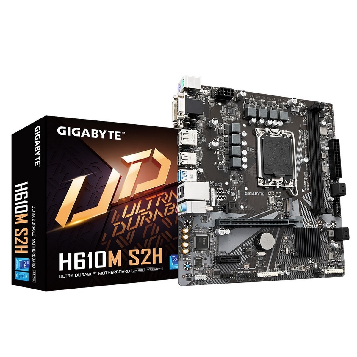 Материнская плата Gigabyte H610M S2H Socket 1700