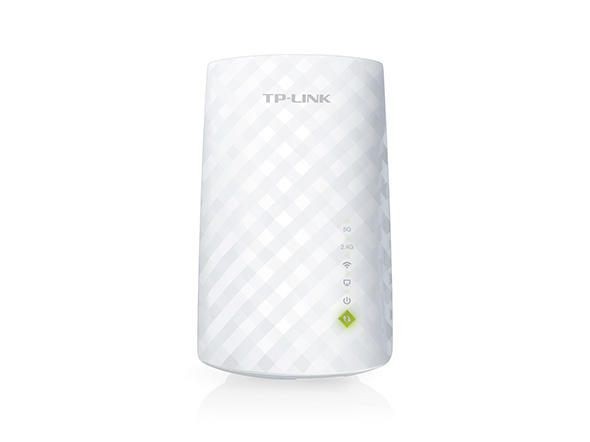 Роутер (маршрутiзатор) Точка доступу TP-Link RE200 (AC750, 100мВт, внутрішні антени, підсилювач бездротового сигналу, 1 п