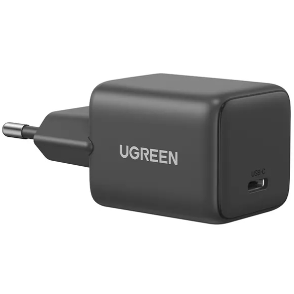 Зарядний пристрій Ugreen 1xUSB 20W (USB-C) PD GaN Tech X512 Сірий