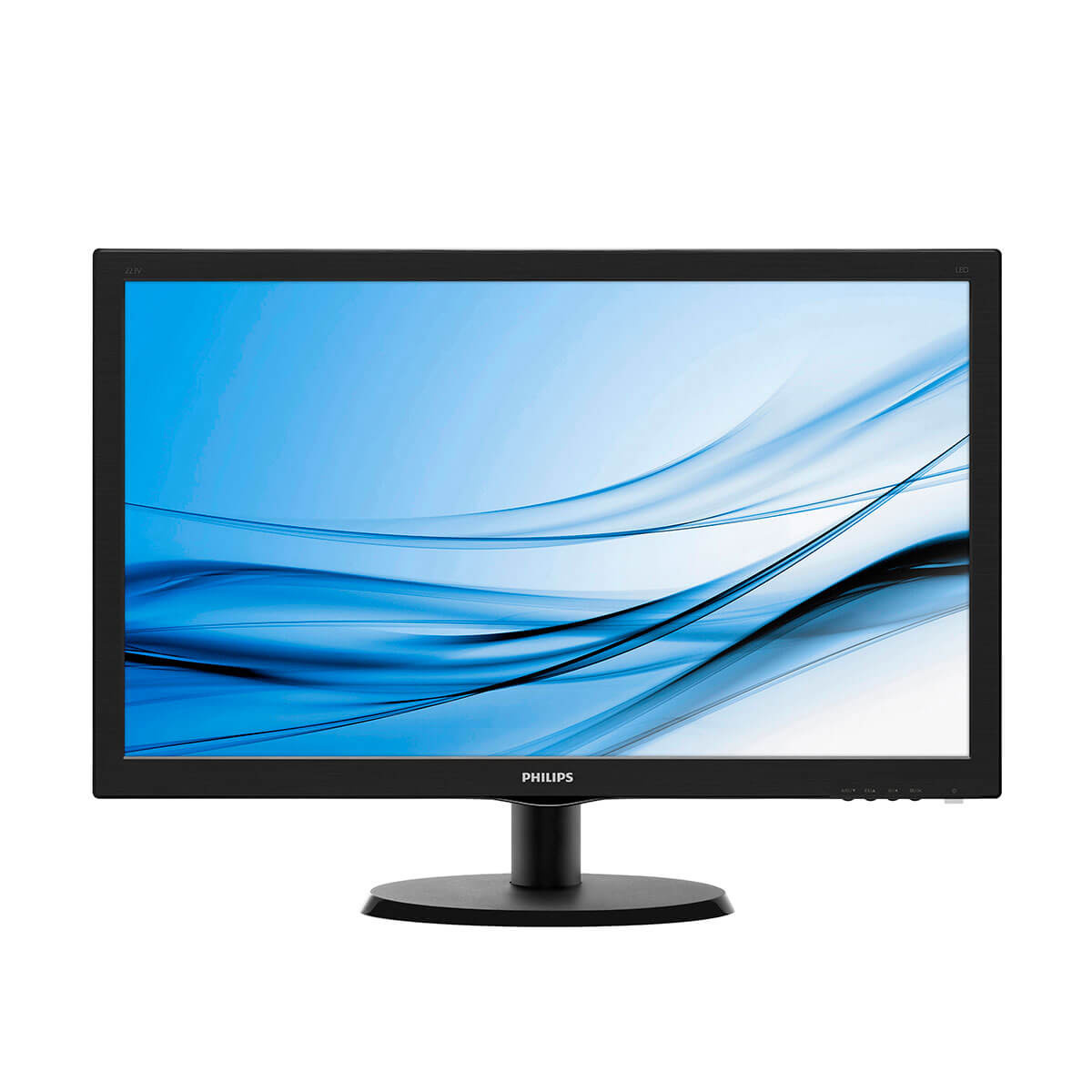 Монитор Philips 21.5" 223V5LSB2/10 Black; 1920х1080, 200 кд/ м2, 5мс, D-Sub