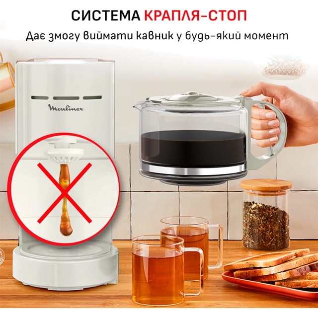 Кофеварка капельная MOULINEX FG121A10