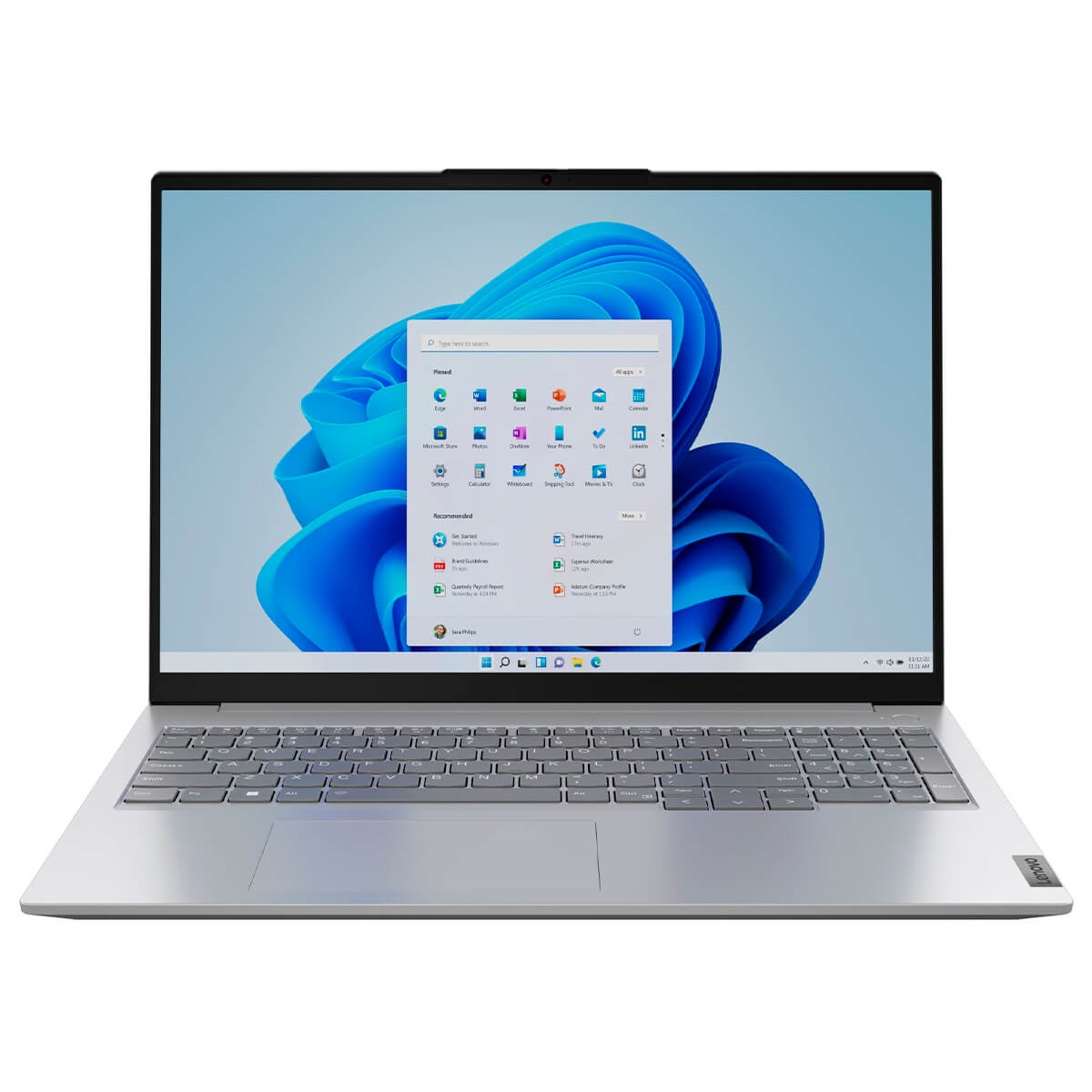 Ноутбук Lenovo 16_WUXGAM/R7 7730U/16/512/UMA/DOS/F/BL/Arc tic grey ThinkBook 16 G6 ABP