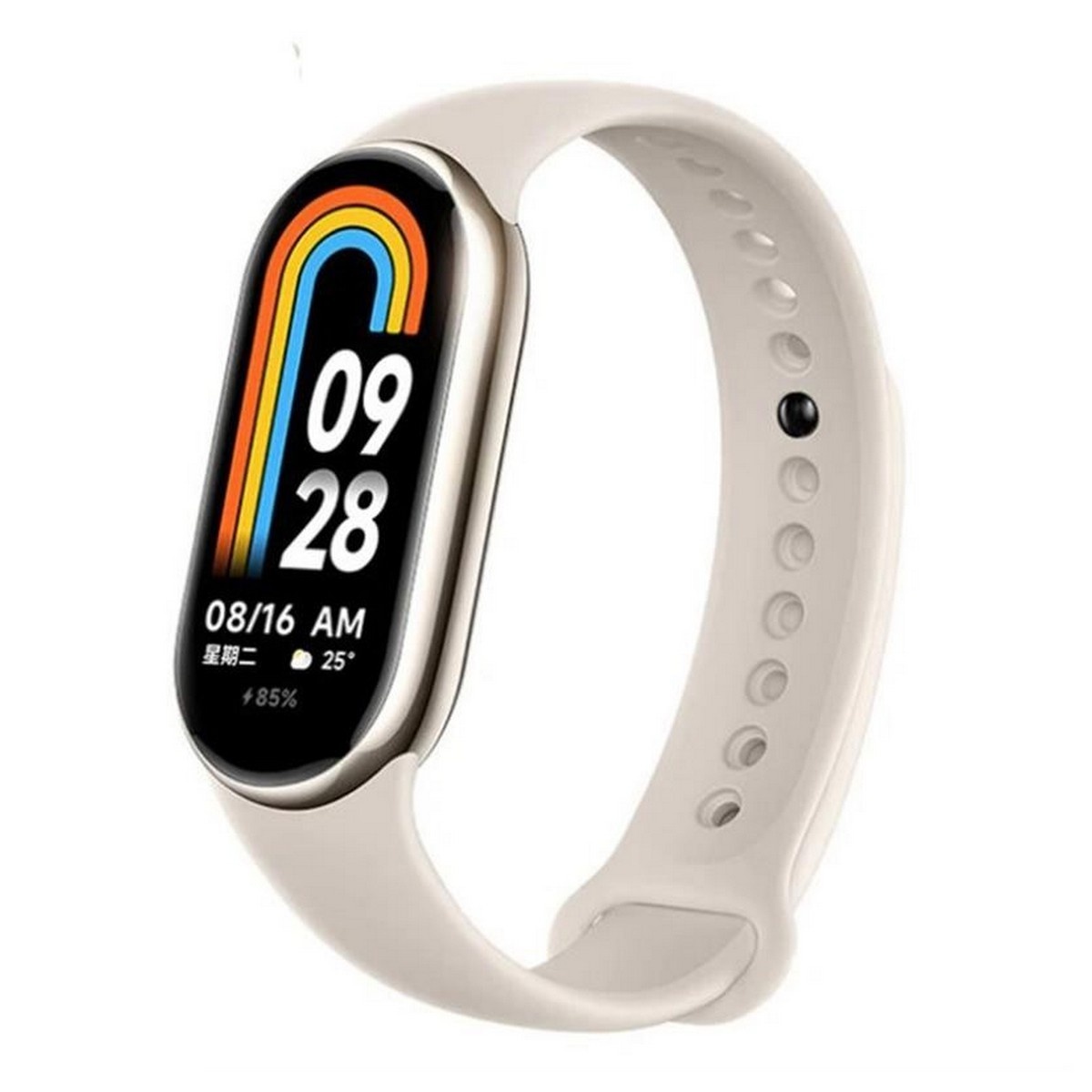 Силиконовый ремешок BeCover для Xiaomi Mi Smart Band 8 Beige (709377)