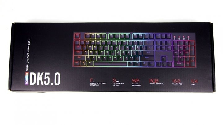 Клавіатура 1stPlayer DK5.0 RGB Outemu Red (DK5.0-RD) USB