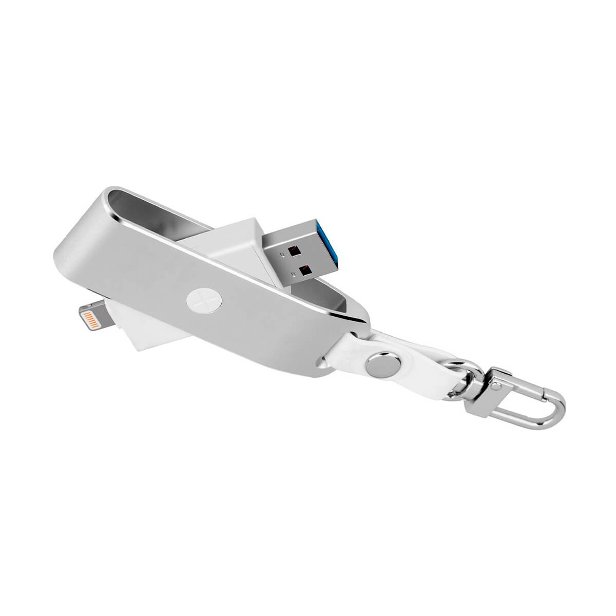 USB картридер MOMAX Elite lightning card reader Silver (CL1S)
