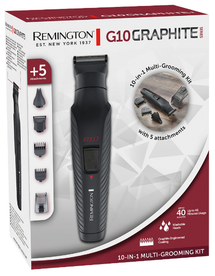 Набор для стрижки Remington PG2100 G10 Graphite 10-in-1 Multigrooming Kit