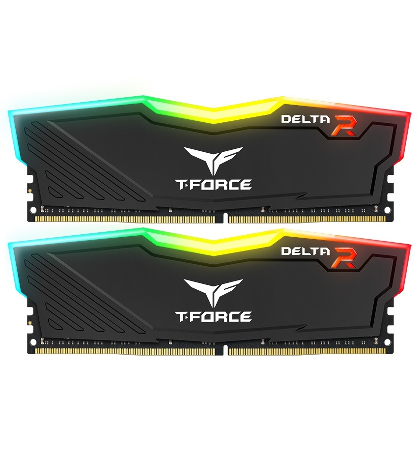 Память DDR4 2x8GB/3200 Team T-Force Delta Black RGB (TF3D416G3200HC16CDC01)