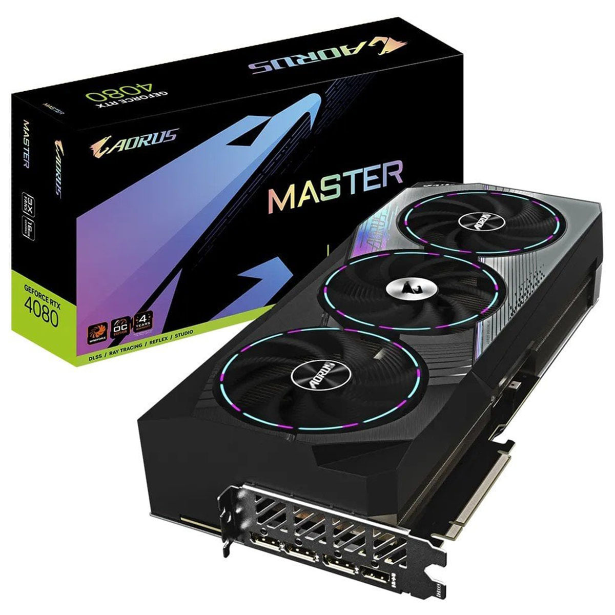 Видеокарта GIGABYTE AORUS GeForce RTX 4080 16 GB MASTER (GV-N4080AORUS M-16GD)