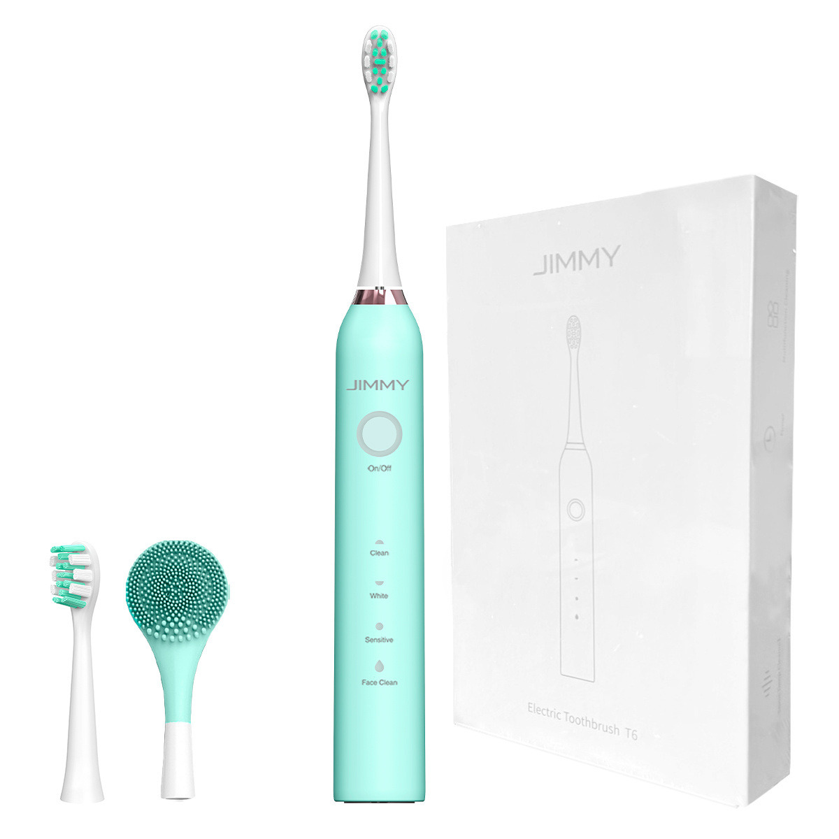 Электрическая зубная щетка Jimmy T6 Electric Toothbrush with Face Clean Blue