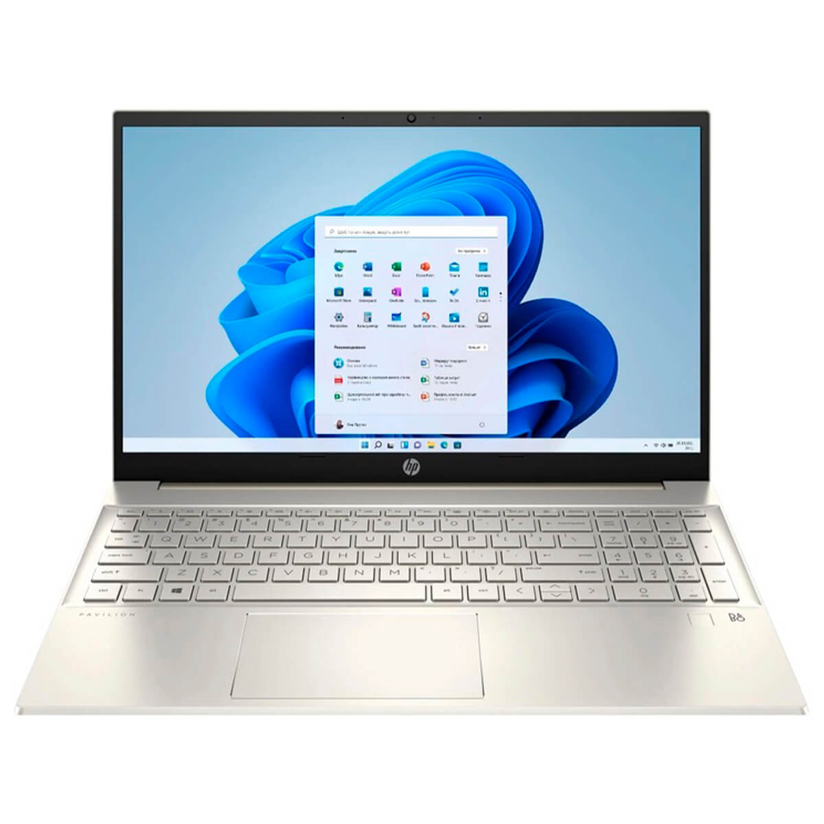 Ноутбук HP Pavilion 15-eh1057ru 15.6" FHD IPS AG, AMD R5-5500U, 16GB, F512GB, UMA, Win11, золотистый (826M1EA)