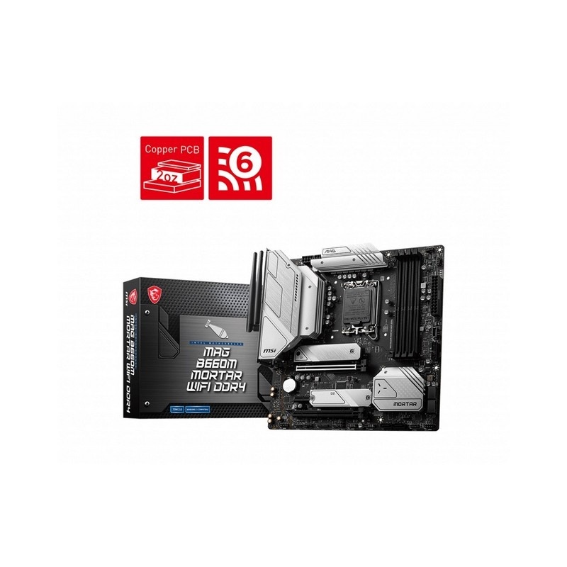 Материнская плата MSI MAG B660M Mortar WiFi DDR4 Socket 1700