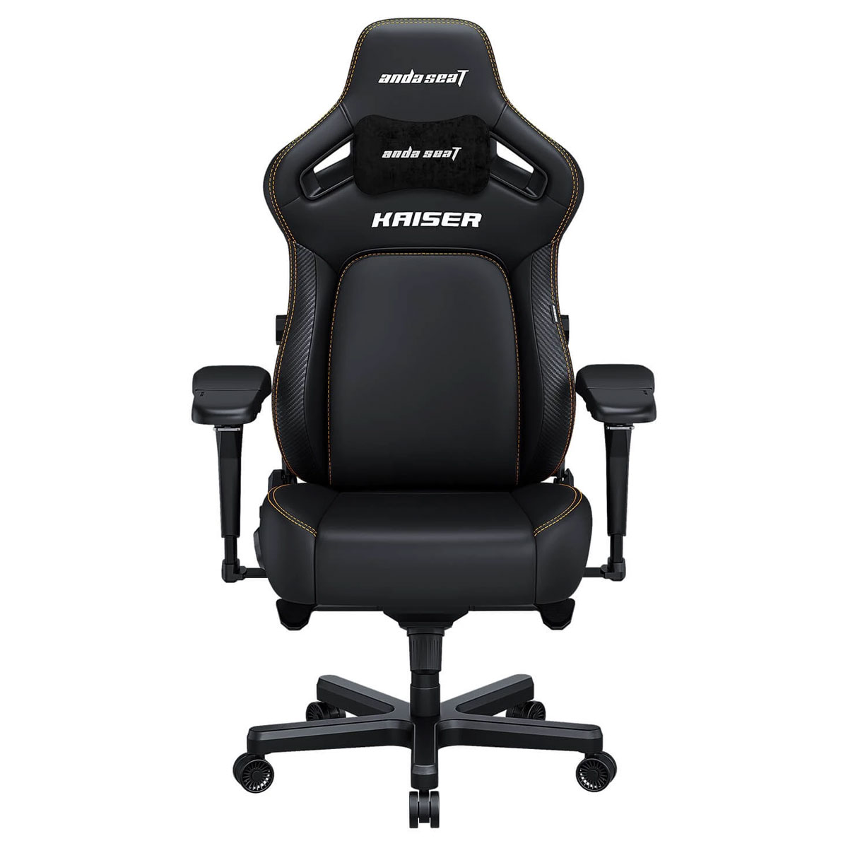 Кресло игровое Anda Seat Kaiser 4 Black PVC Size XL