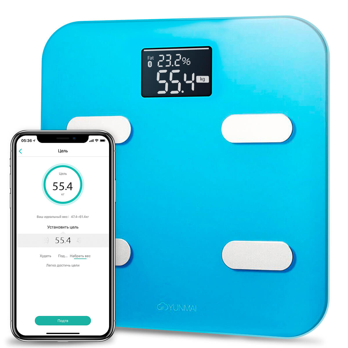 ᐉ Весы YUNMAI Color Smart Scale (Китайская версия) Blue (CNM1302-BL) • цены  и характеристики на WO • Купить в Киеве, Харькове, Днепре, Одессе,  Запорожье, Львове - Украина