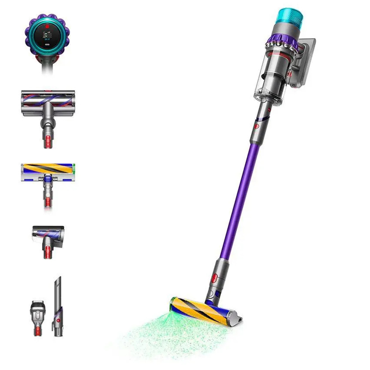 Пылесос 2в1 (вертикальный + ручной) Dyson Gen5detect Absolute Nickel/Purple (446989-01)