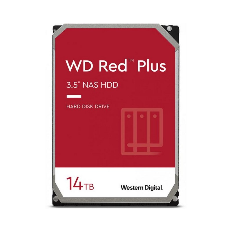Жесткий диск WD 14.0TB Red Plus 7200rpm 512MB (WD140EFGX)
