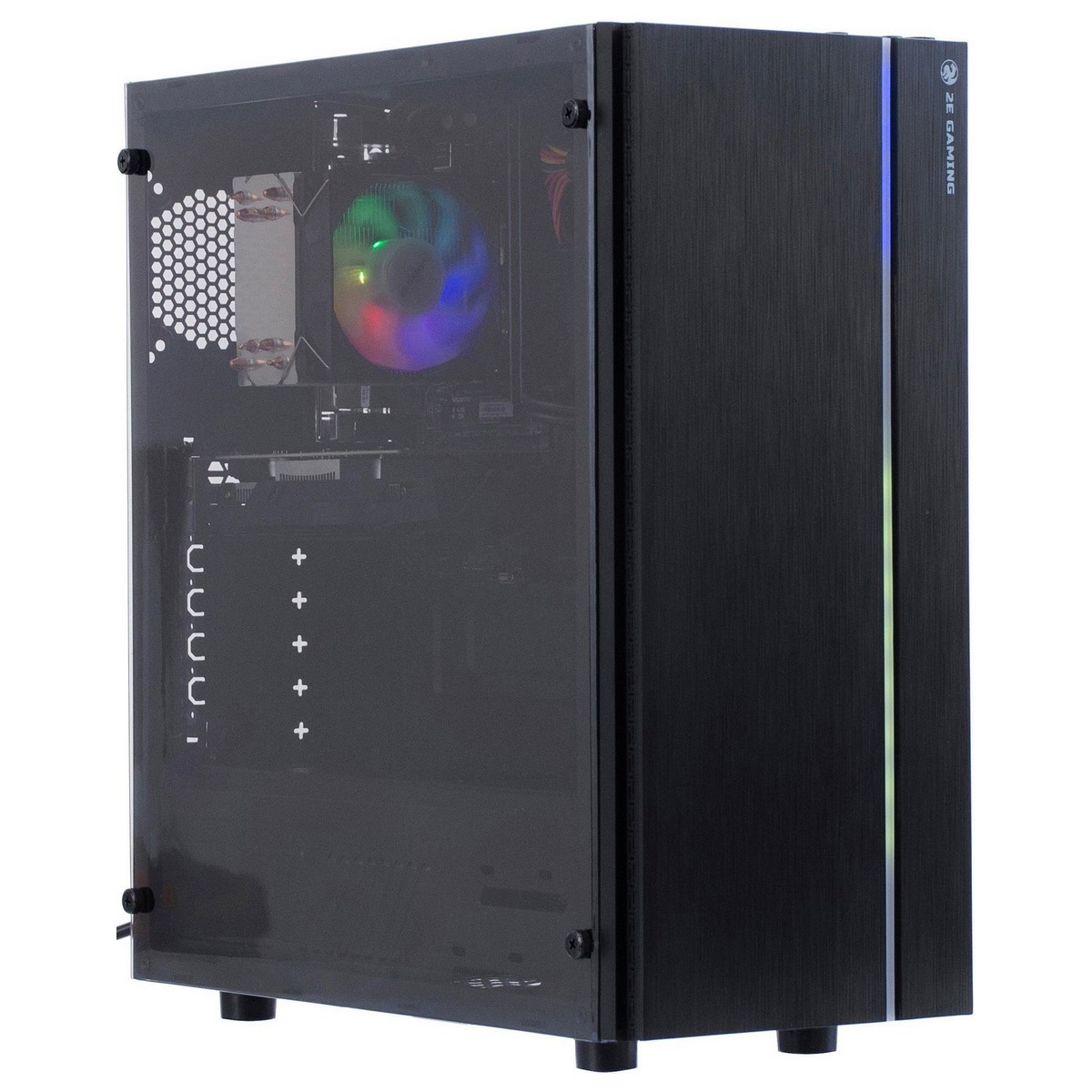 Компьютер персональный 2E Complex Gaming AMD Ryzen 5 1600/A320/8/480F/NVD1650-4/FreeDos/GX910/500W
