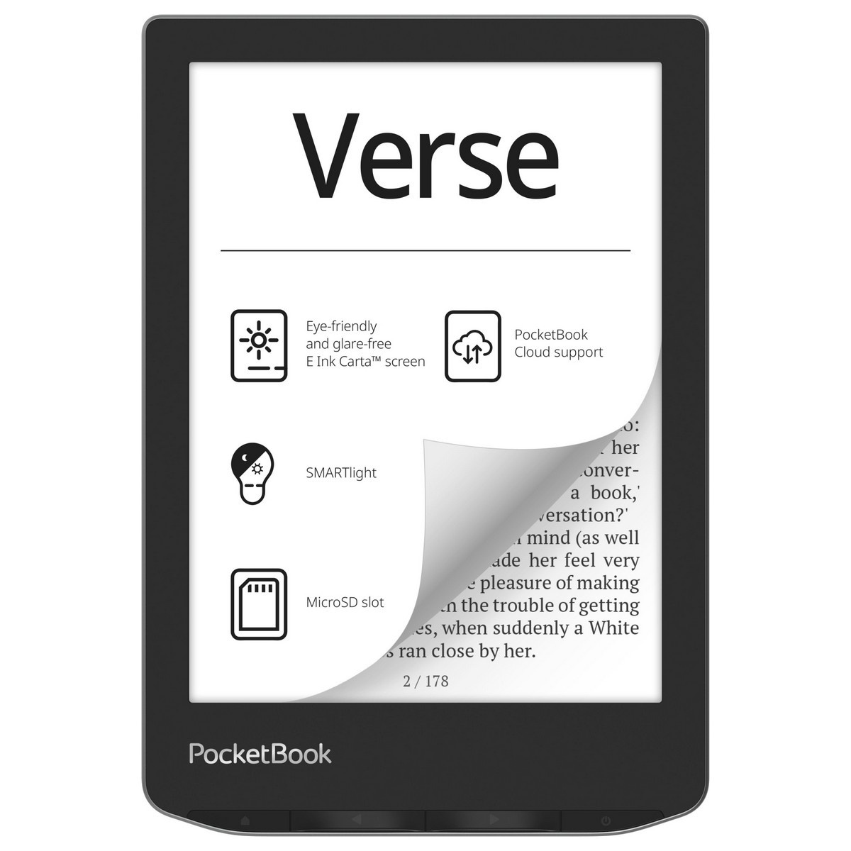 Электронная книга PocketBook 629 Verse Mist Grey (PB629-M-CIS)