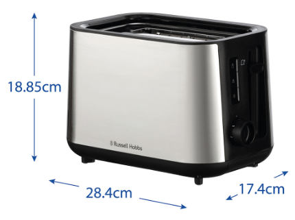 Тостер Russell Hobbs 27390-56 Heaton Brushed 2Slice Toaster