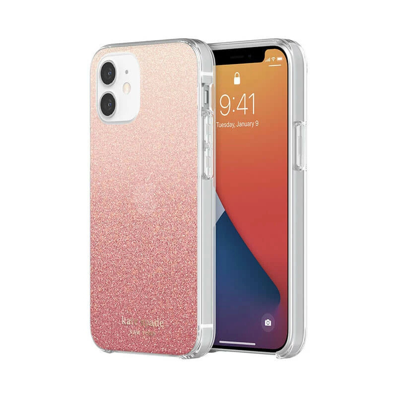 

Чехол Kate Spade iPhone 12 mini (KSIPH-151-GLOSN), Розовый