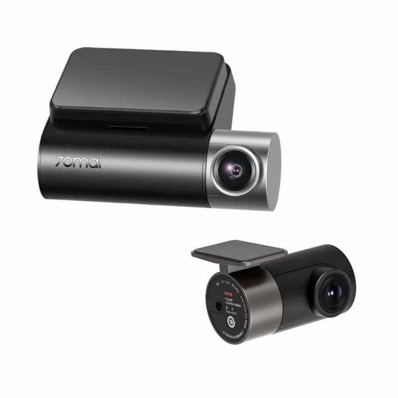 

Видеорегистратор 70Mai Dash Cam Pro Plus+ (A500S) with GPS+ камера заднего вида (Международная верси, Черный