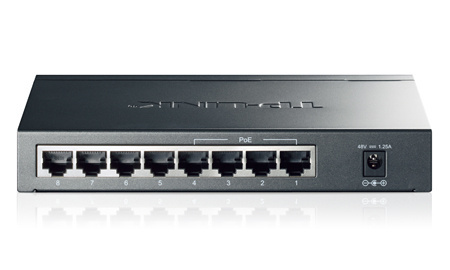 Комутатор TP-Link TL-SG1008P (4x1000Mb+4PoE 53Вт max)