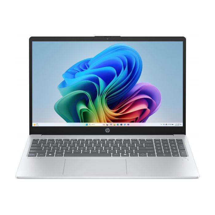 Ноутбук HP Omnibook 3 15-fn0012ua 15.6" FHD IPS,300n/Ryzen AI 7-350(5.0)/16Gb/SSD512Gb/Rad/Win11H/Серебристый