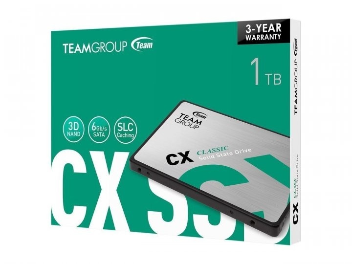 SSD диск Team CX2 1TB 2.5" SATAIII 3D TLC (T253X6001T0C101)