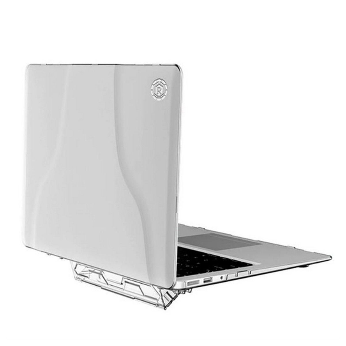 Чехол для ноутбука противоударный Becover PremiumPlastic для Macbook Air M1 (A1932/A2337) 13.3&quot; White