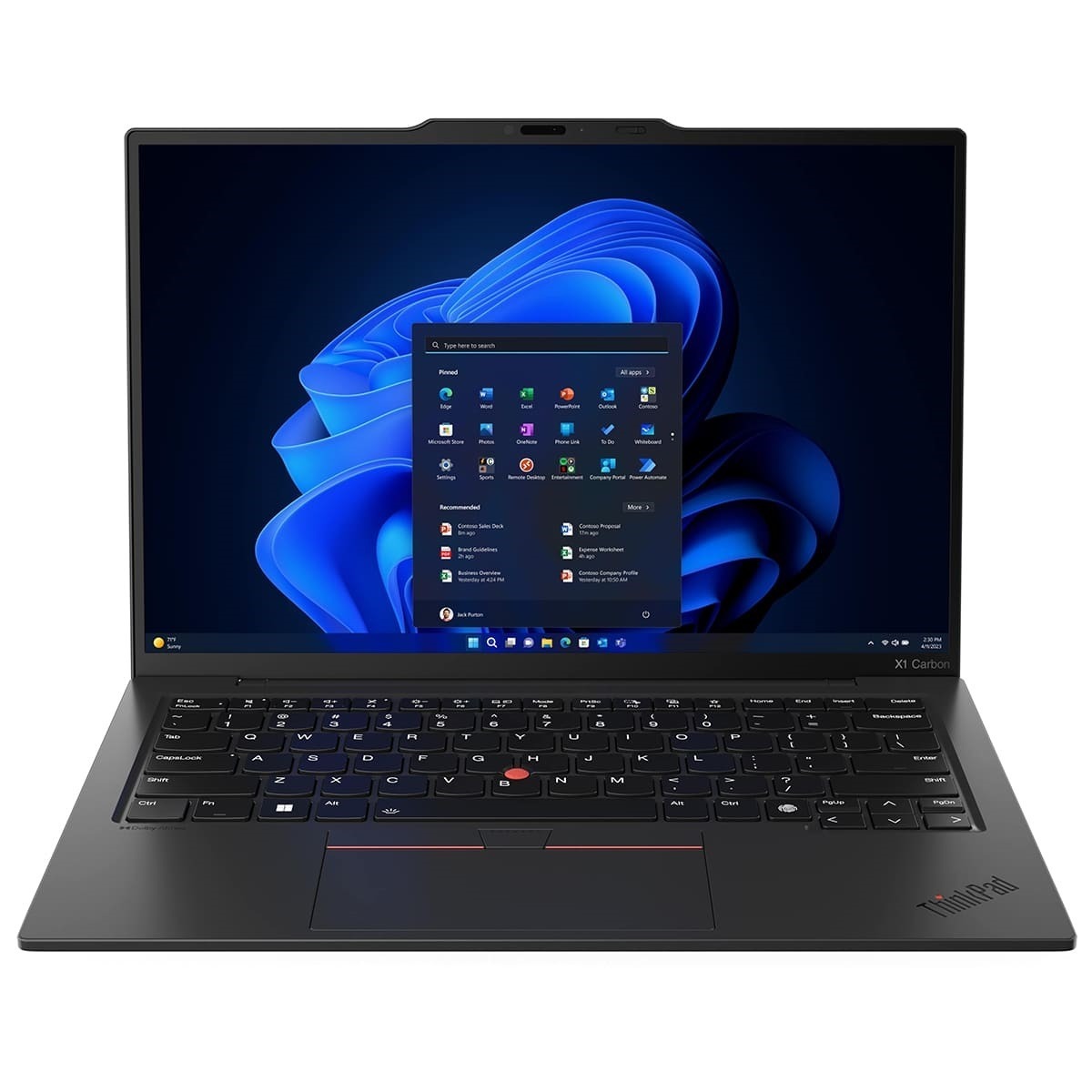 Ноутбук Lenovo X1 Carbon G12 14_2.8K_OLED/Ultra7-155U/32/1TB SSD/Intel HD/W11P/F/BL/Black