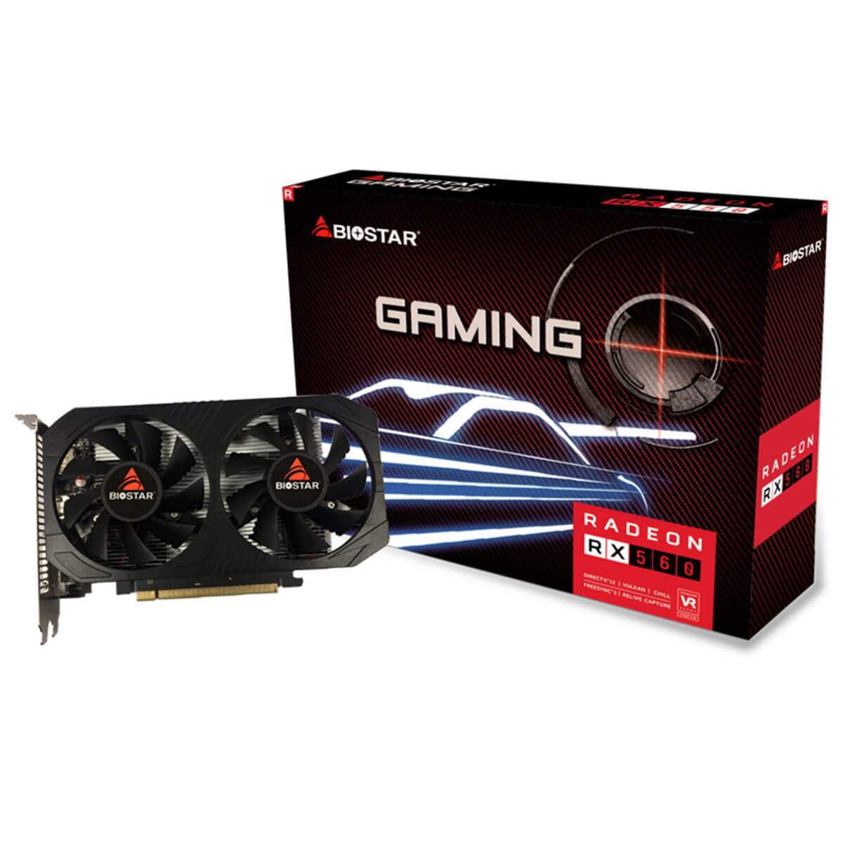 ᐉ Видеокарта Biostar Radeon RX 560 4GB GDDR5 Dual fan (RX560-4GB) • цены и  характеристики на WO • Купить в Киеве, Харькове, Днепре, Одессе, Запорожье,  Львове - Украина