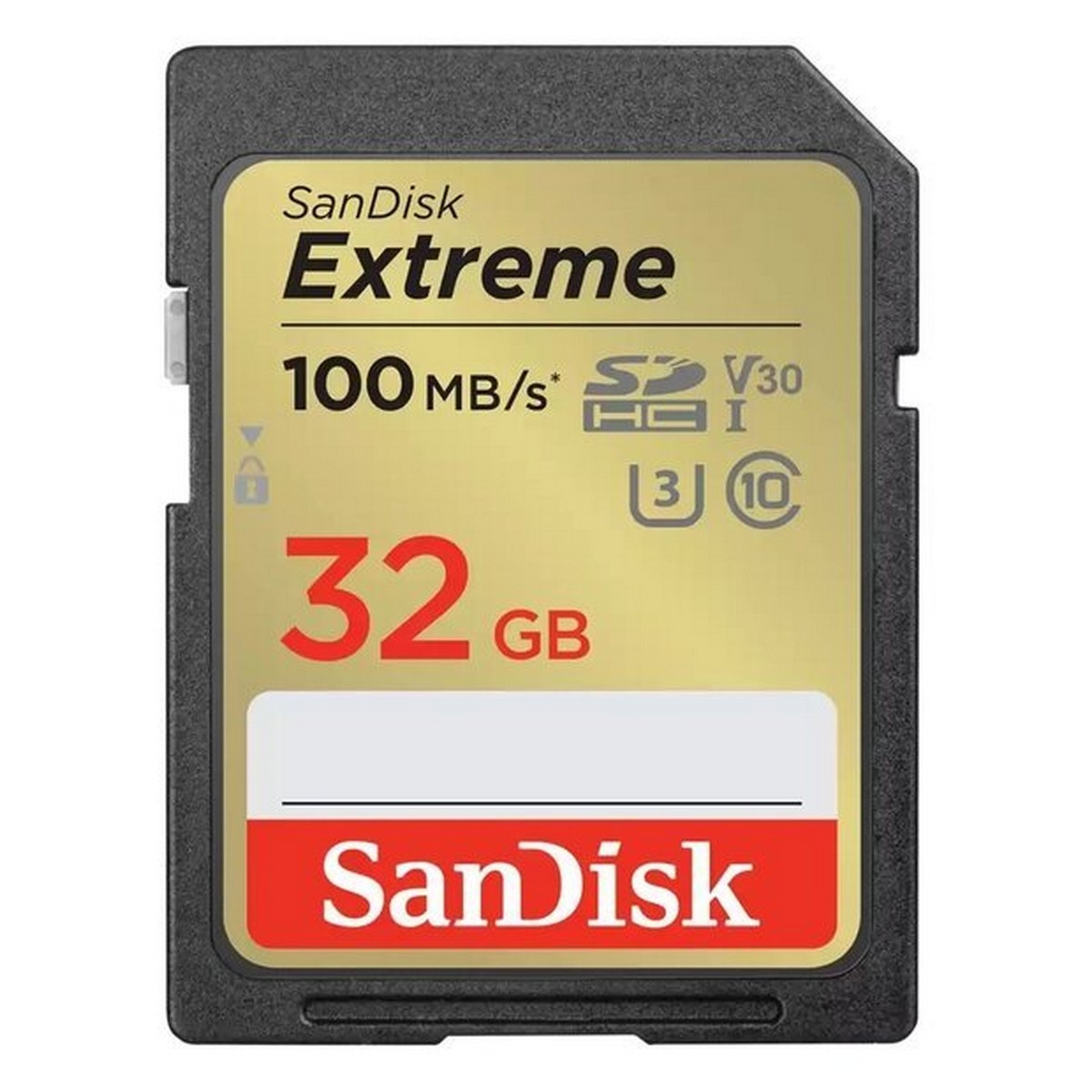 Карта памяти SanDisk Extreme V30 SD 32GB C10 UHS-I U3 (SDSDXVT-032G-GNCIN)