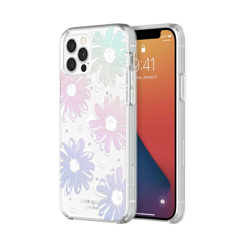 

Чехол Kate Spade iPhone 12 & 12 PRO (KSIPH-153-DSYIR), Прозрачный