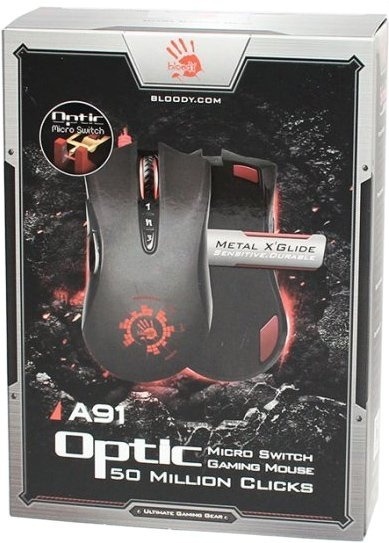 Мышь A4Tech A91A Bloody Black USB