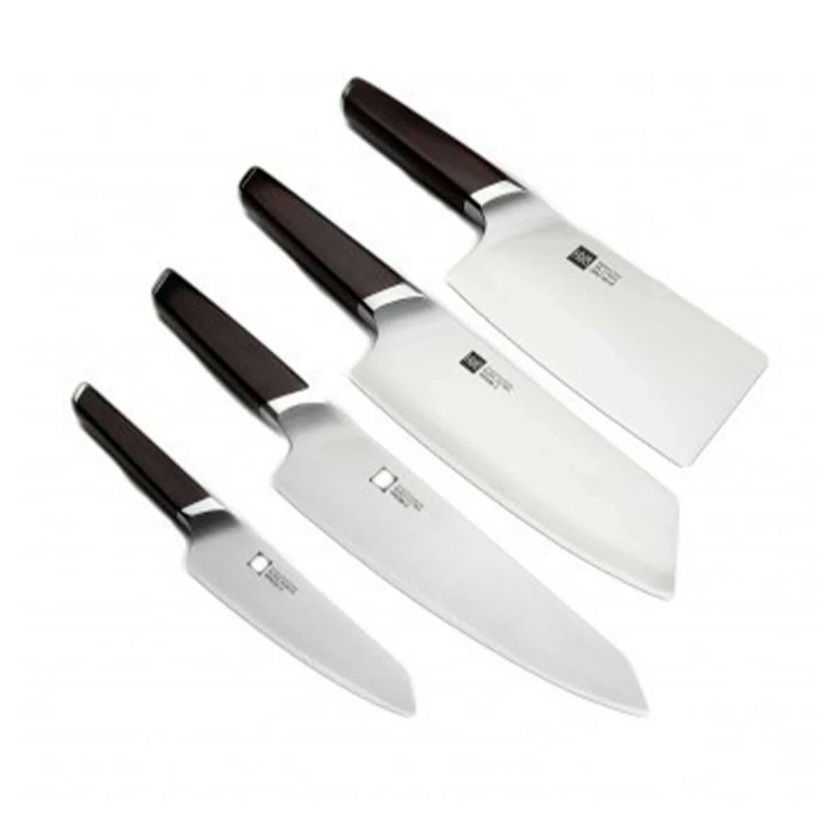 Набор ножей xiaomi huo hou fire kitchen steel knife set с подставкой 6 предметов обзор