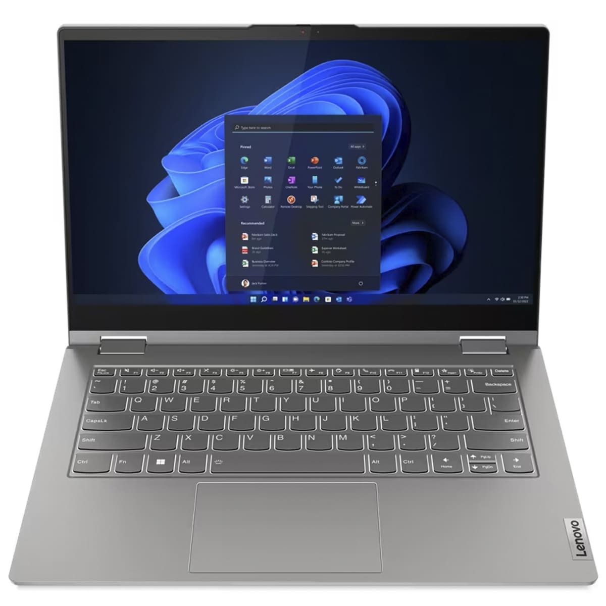 Ноутбук Lenovo 14FM/i7-1355U/16/512/Intel Iris Xe/W11P/F/ BL/Mineral grey ThinkBook 14s Yoga G3 IRU