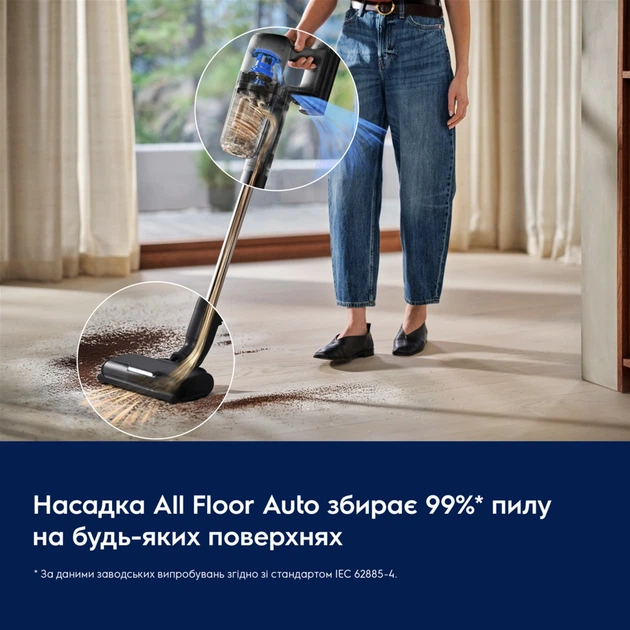 Пылесос аккумуляторный Electrolux EP72AB21UG