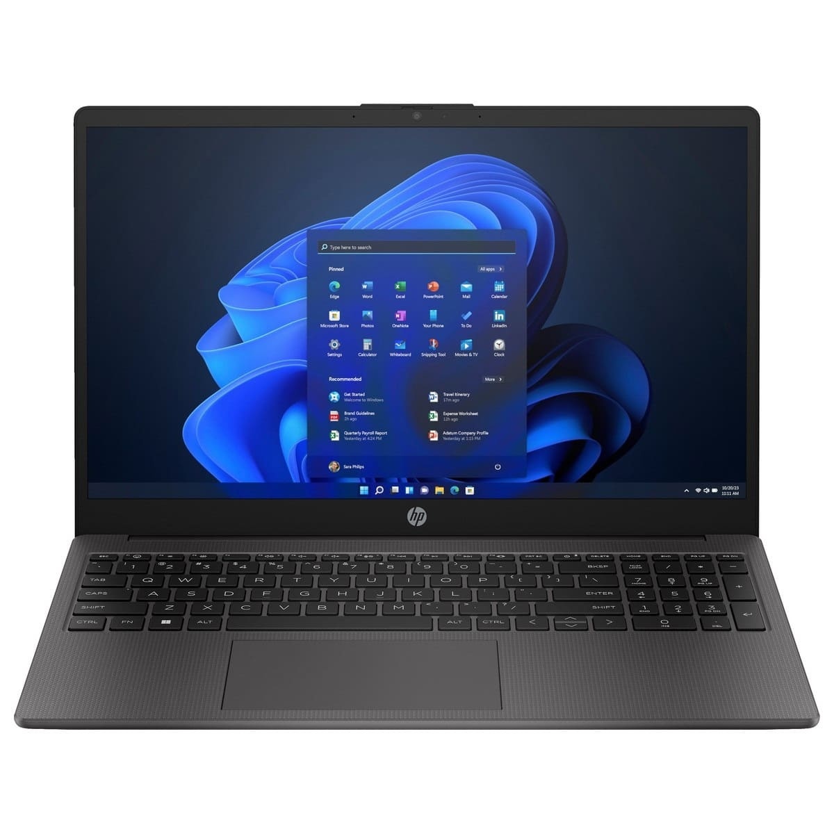 Ноутбук HP 250-G10 15.6" FHD AG, Intel i3-1315U, 8GB, F256GB, UMA, DOS, черный