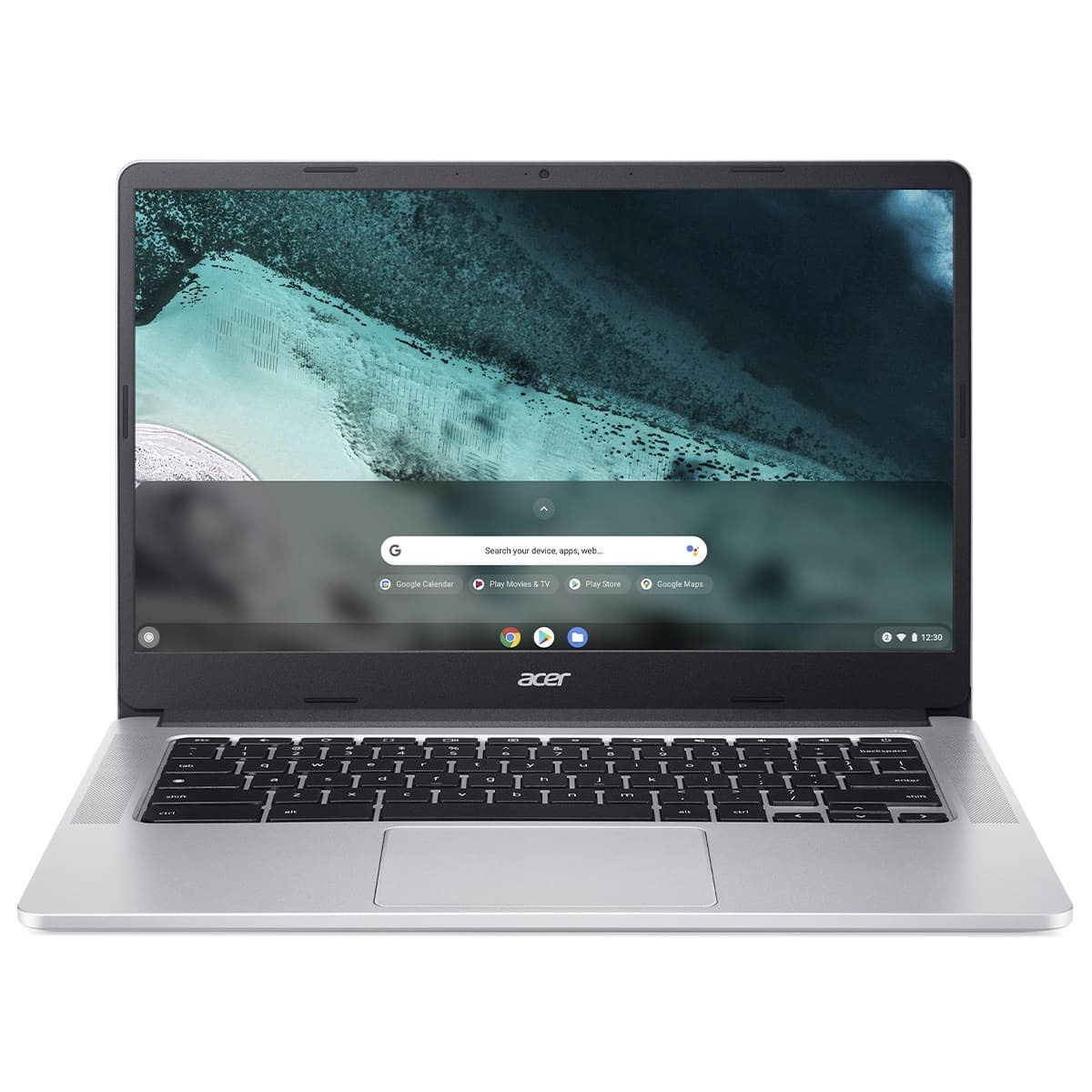 Ноутбук Acer Chromebook CB314-3HT 14" FHD IPS Touch, Intel C N4500, 8GB, F128GB, UMA, ChromeOS, серебро