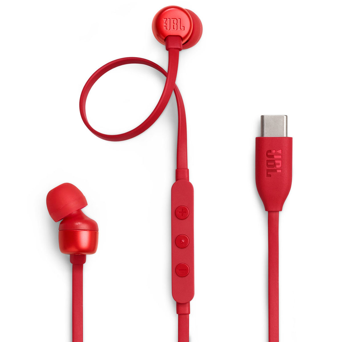 Наушники JBL Tune 310C USB-C Red (JBLT310CRED)