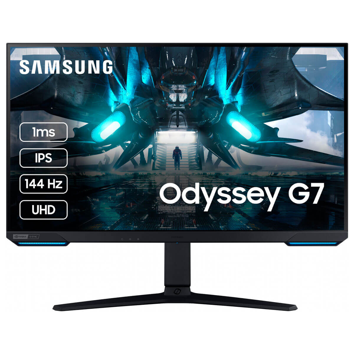 Монитор Samsung 28" Odyssey G7 S28BG700 HDMI, DP, USB, IPS, 3840x2160, 144Hz, 1ms