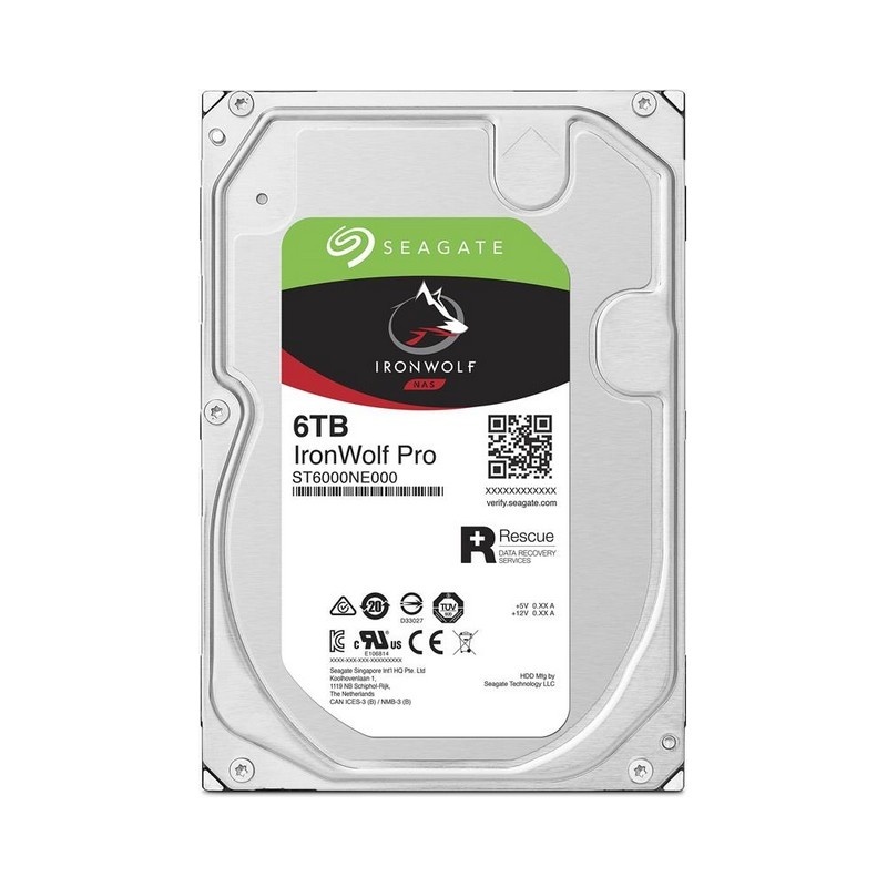 Жесткий диск Seagate IronWolf Pro 6.0TB NAS 7200rpm 256MB (ST6000NE000)