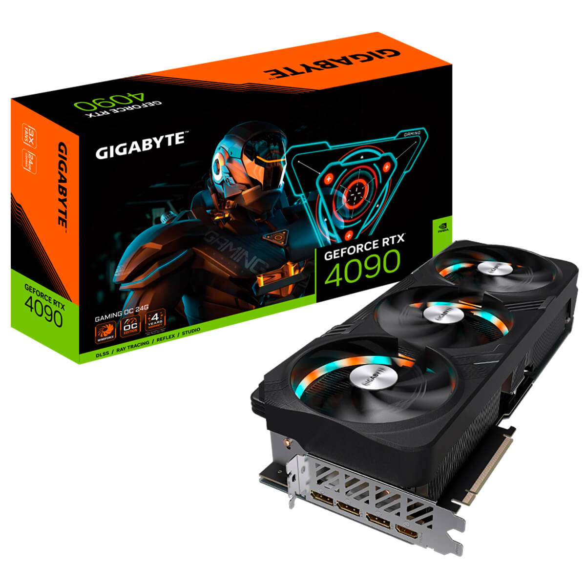 Видеокарта GeForce RTX 4090 24GB GDDR6X Gaming OC Gigabyte (GV-N4090GAMING OC-24GD)