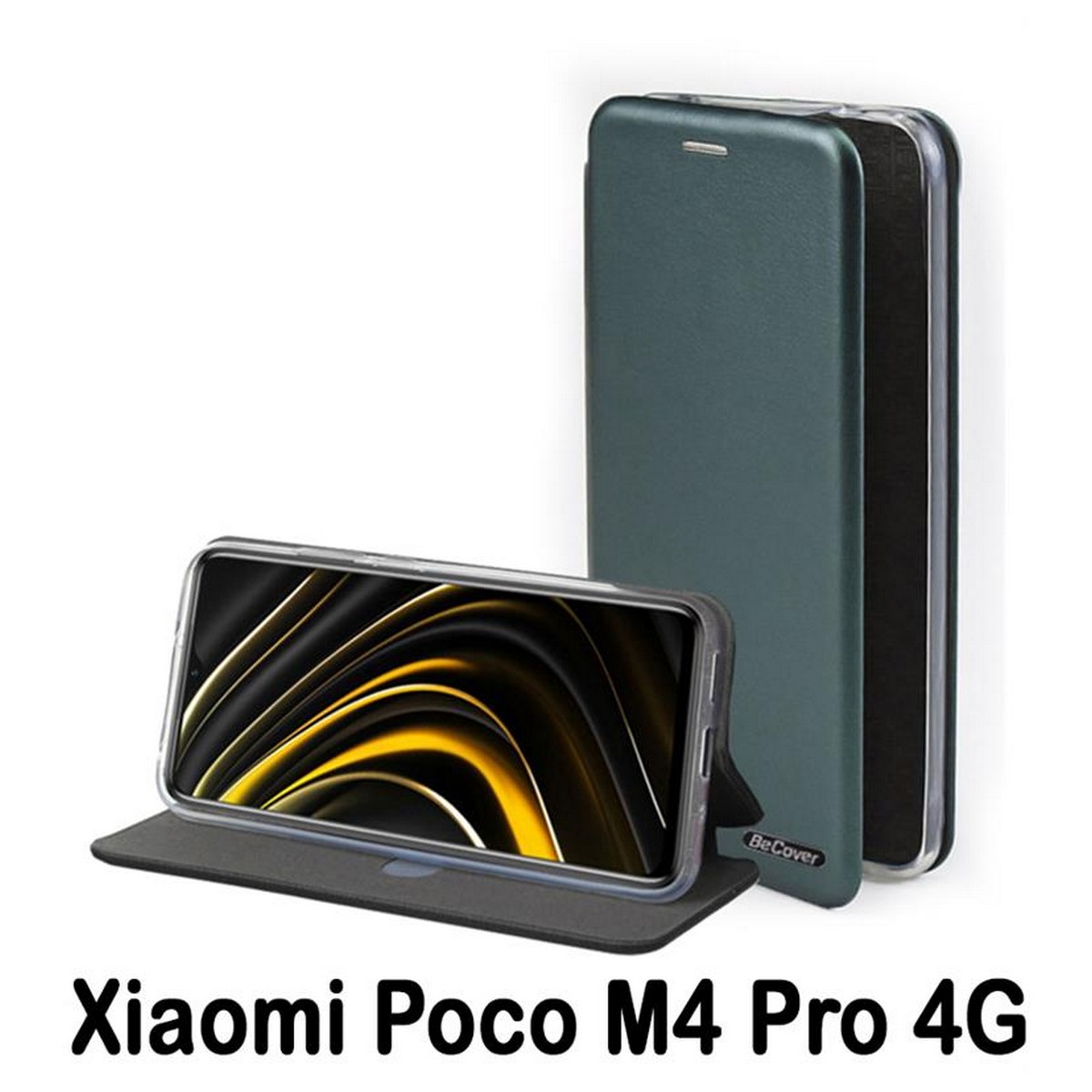 Чeхол-книжка BeCover Exclusive для Xiaomi Poco M4 Pro 4G Dark Green (707925)