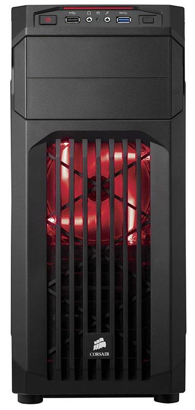 Корпус Corsair Carbide SPEC-01 Red LED Black (CC-9011050-WW) без БП