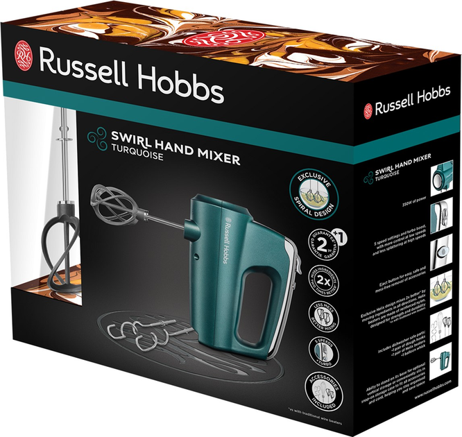 Миксер без чаши Russell Hobbs 25891-56 Turquoise