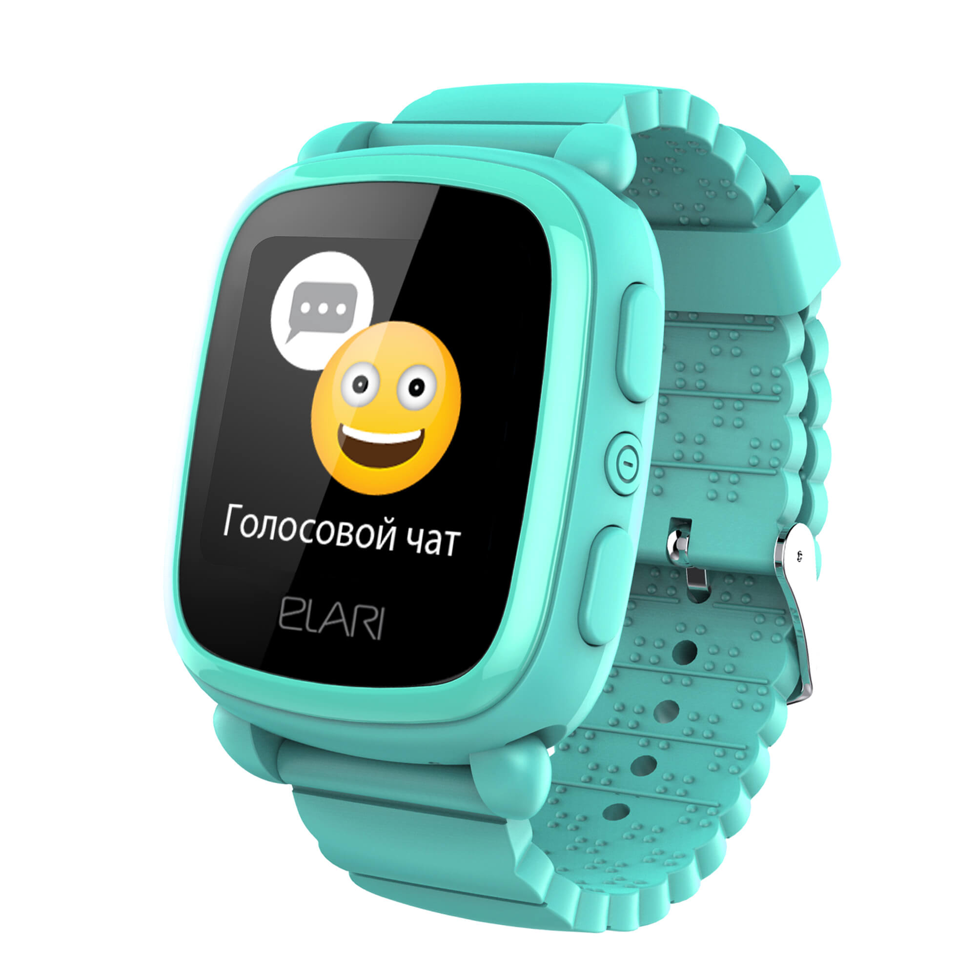 Детские смарт-часы с GPS Elari KidPhone 2 Green - зеленые